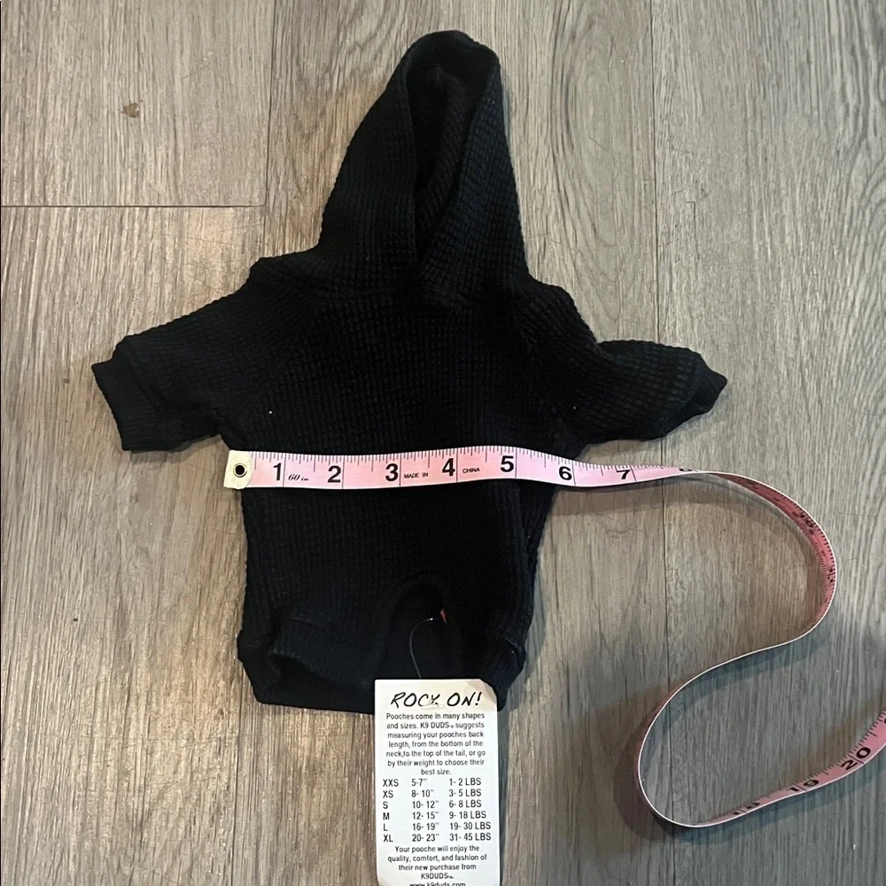 Doggy Black Peace Hoodie
